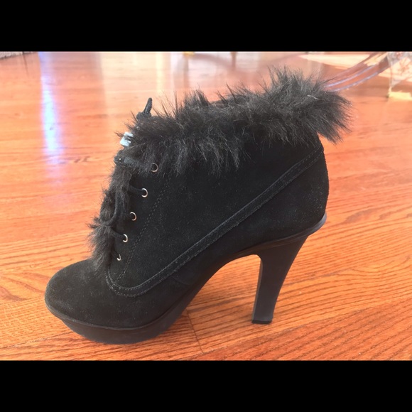 Michael Kors high heels leather ankle boot - Picture 4 of 8